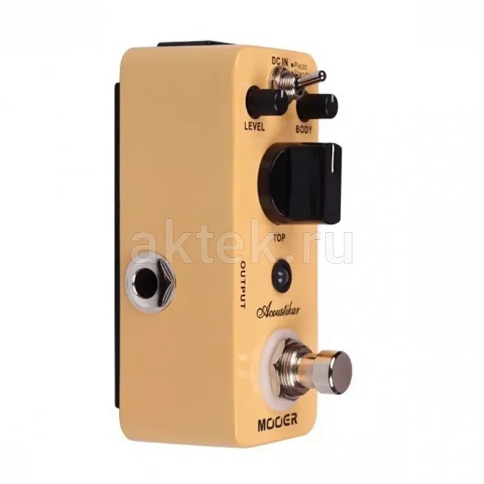 Mooer Acoustikar педаль эмуляции акустической гитары, три режима 3