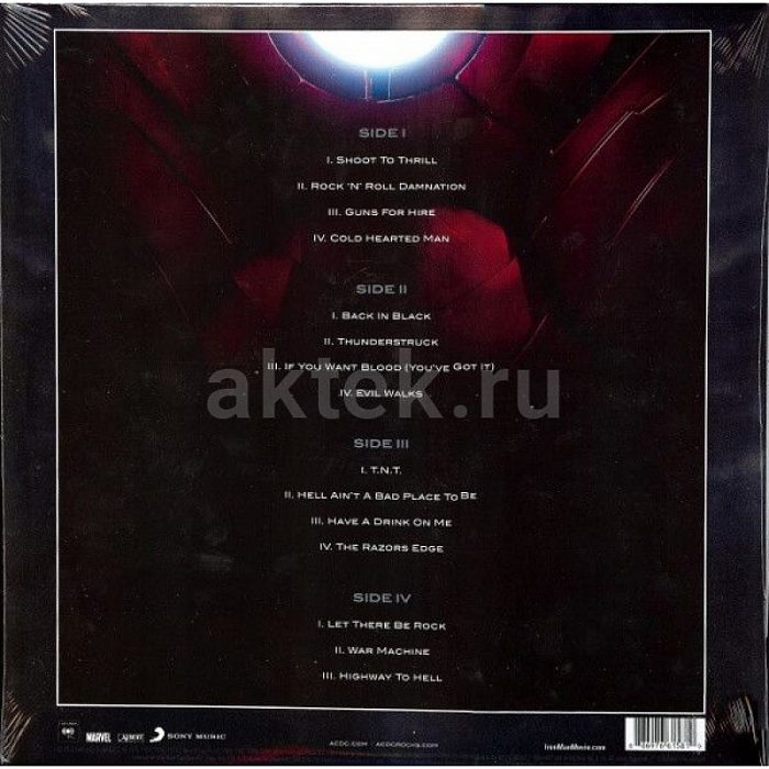 Виниловая пластинка AC/DC - IRON MAN 2 OST 180 GRAM BLACK VINYL 12" 3