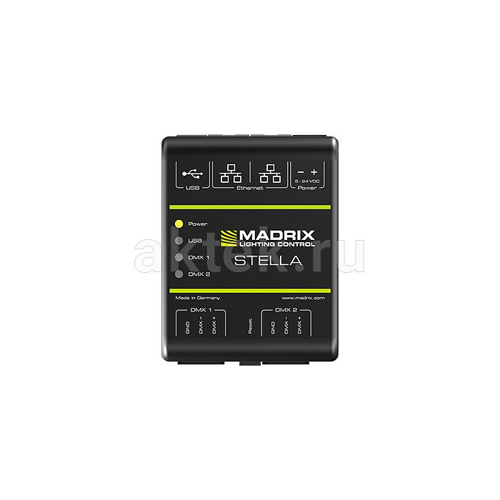 MADRIX STELLA сетевой световой интерфейс, две вселенные, DIN-рейка
