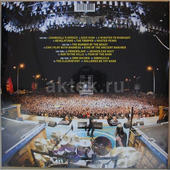 Виниловая пластинка IRON MAIDEN - FLIGHT 666 - THE ORIGINAL SOUNDTRACK BLACK VINYL 12"