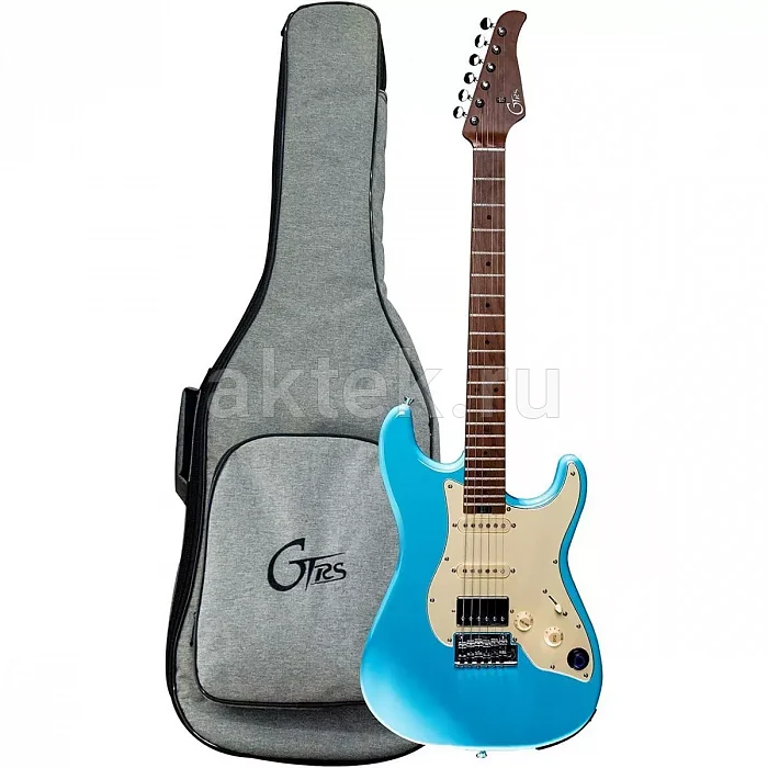 Mooer GTRS S801 Blue электрогитара со встроенным процессором, HSS 3