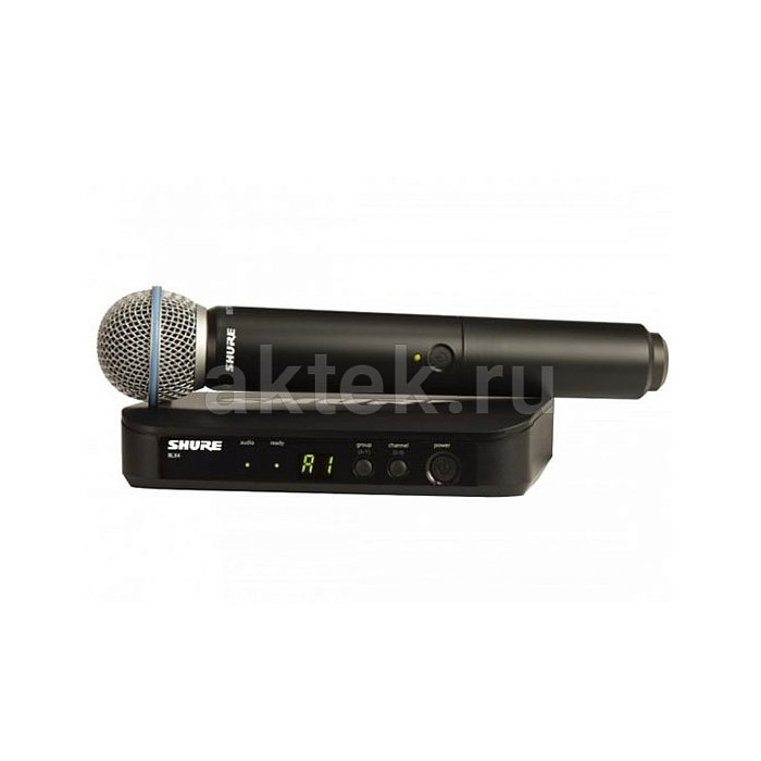 SHURE BLX24E/B58 M17 радиосистема с ручным микрофоном, 662–686 МГц