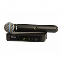 SHURE BLX24E/B58 M17 радиосистема с ручным микрофоном, 662–686 МГц