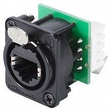 Neutrik NE8FDV-YK-B панельный разъем RJ45, чёрный
