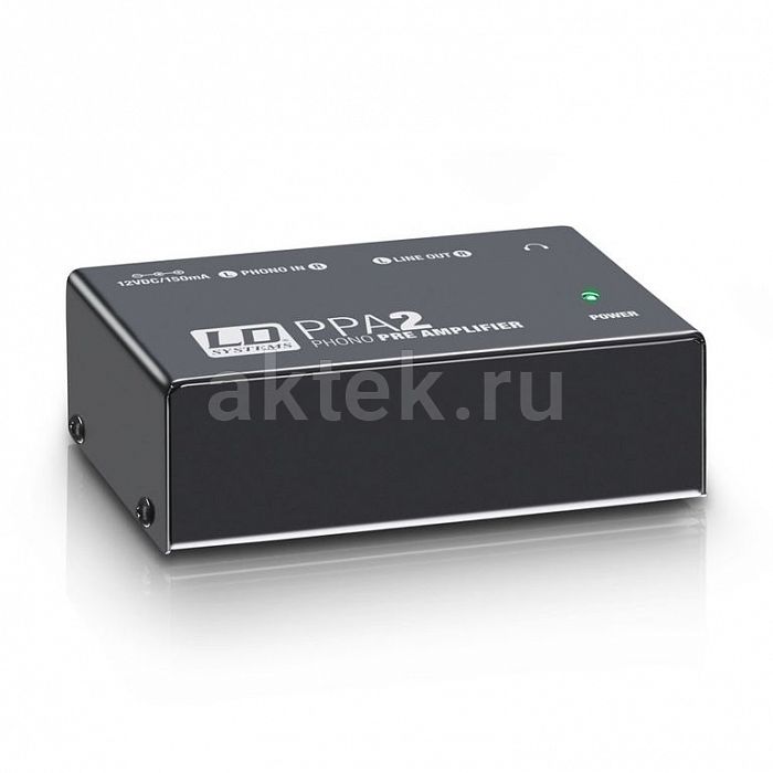 LD Systems PPA 2 стереопредусилитель с разъёмами RCA 2