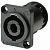 Neutrik NL4MPRXX панельный разъём Speakon male 4-контактный