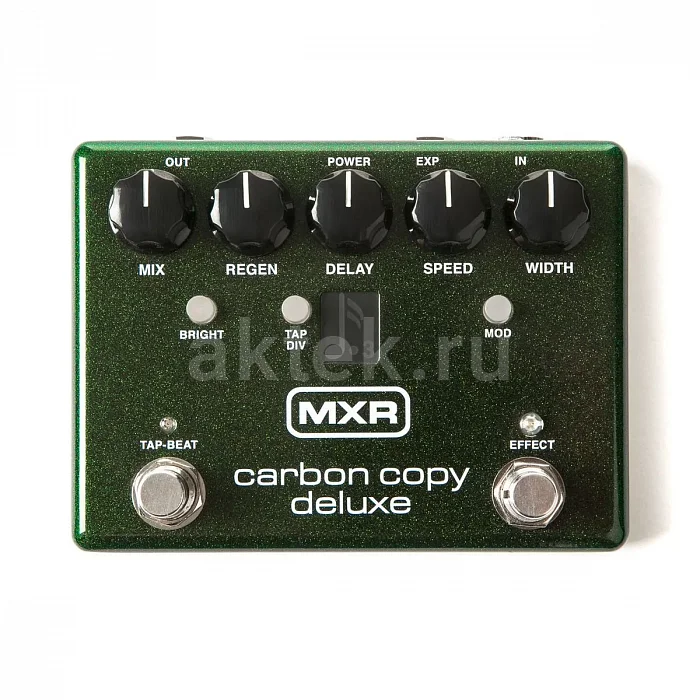 MXR M292 Carbon Copy Deluxe аналоговый гитарный дилей, 1,2 секунды