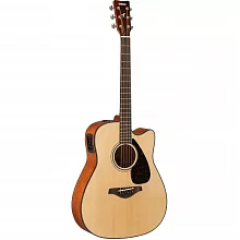 Yamaha FGX800C NT электроакустическая гитара, верхняя дека из ели
