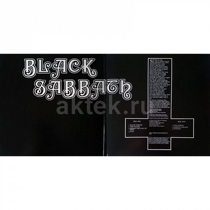 Виниловая пластинка BLACK SABBATH - BLACK SABBATH 180 GRAM BLACK VINYL 12" 3