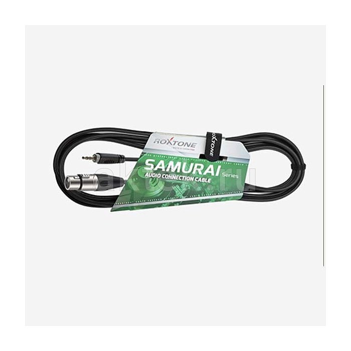 ROXTONE RACC420/3 аудиокабель XLR–Jack 3,5, 3 м, 2×0,14 мм² 4