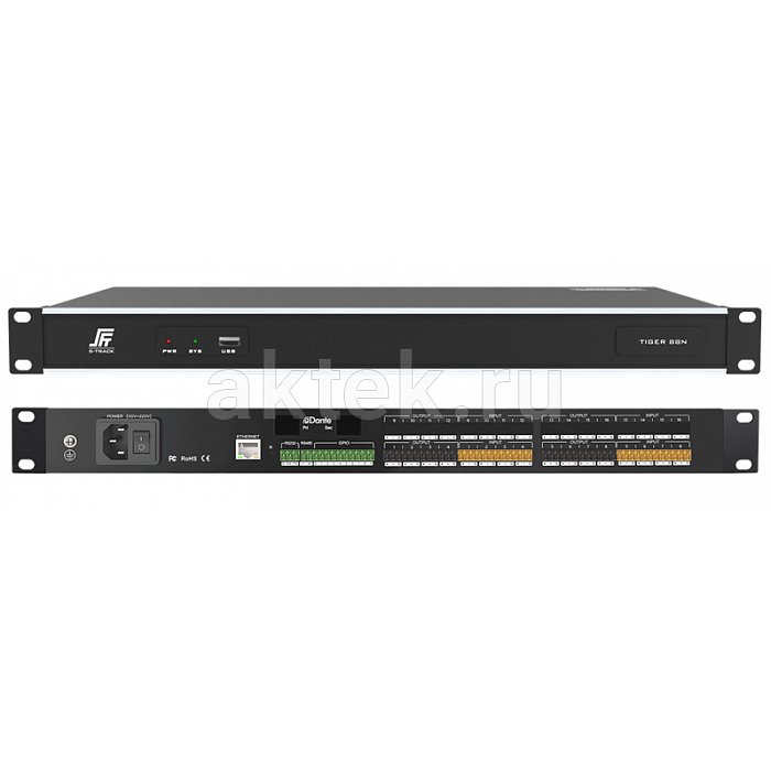 S-Track TIGER 84N цифровой аудиопроцессор 8 вх 4 вых, AFC+AEC+ANC