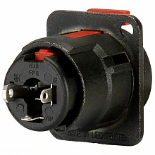 Neutrik NJ3FP6C-BAG панельный разъем Jack 6,3 мм TRS (стерео) гнездо 2 Neutrik NJ3FP6C-BAG панельный разъем Jack 6,3 мм TRS (стерео) гнездо 2