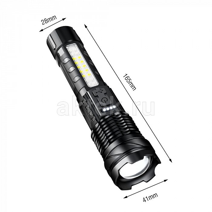 Ручной аккумуляторный фонарь A76 11