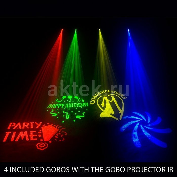 Светодиодная цветомузыка ADJ Gobo Projector IR 2