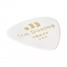 Dunlop 483P01HV Celluloid White Heavy 12Pack медиаторы, целлулоид, 12 шт 2