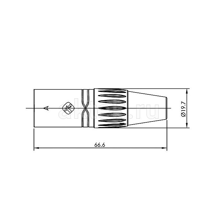 ROXTONE RX3MP-BT/50 разъём XLR, чёрный, штекер 5