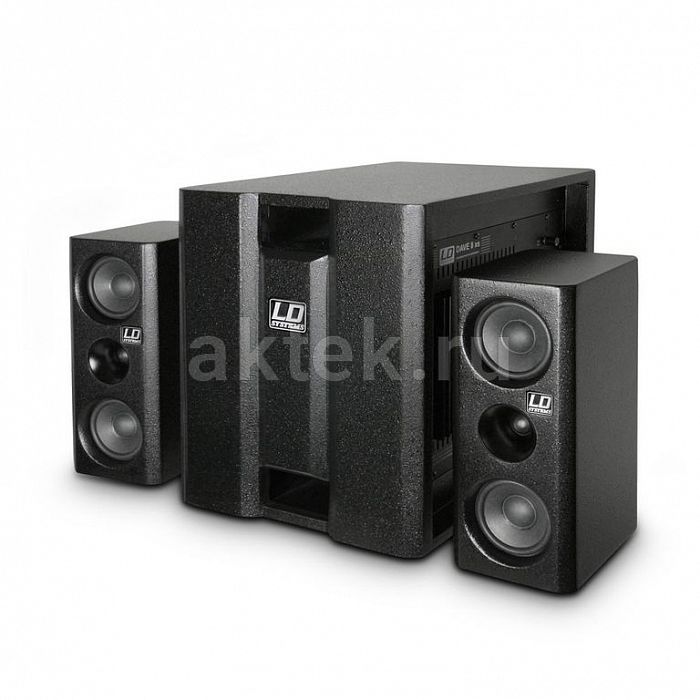 LD Systems DAVE 8 XS Black активная PA-система 2.1 8дюймов/350Вт