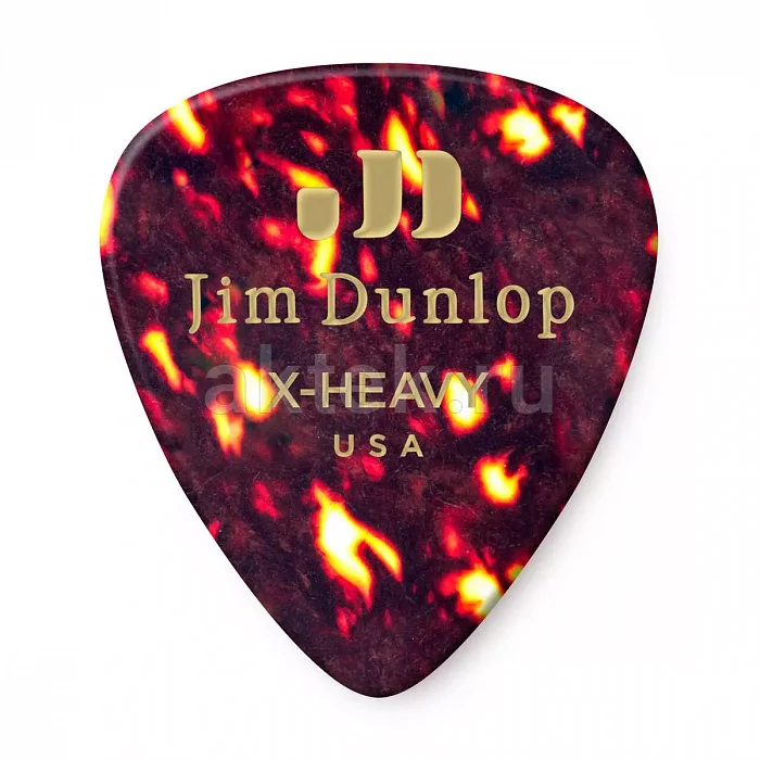 Dunlop 483P05XH Celluloid Shell Extra Heavy медиаторы, целлулоид, 12 шт