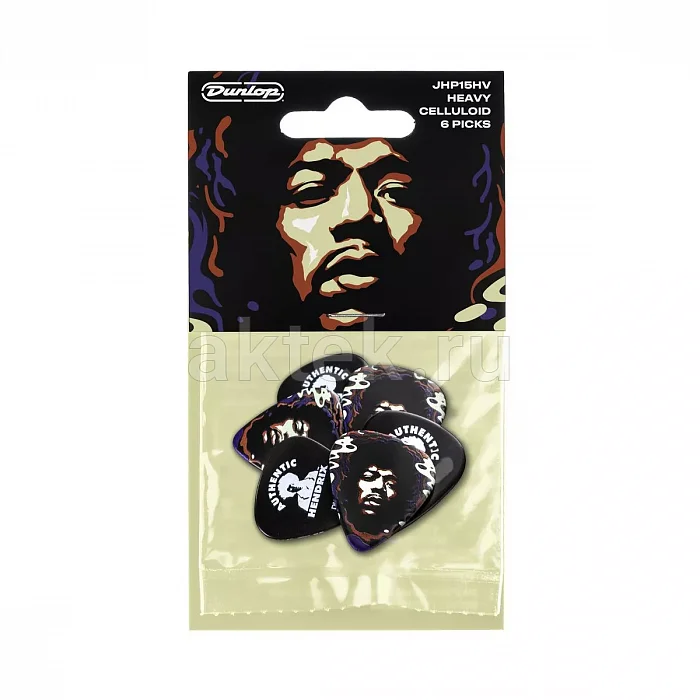 Dunlop JHP15HV Jimi Hendrix Star Haze медиаторы, целлулоид, жесткие