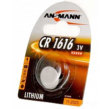 Батарейка таблетка ANSMANN CR1616 1шт.