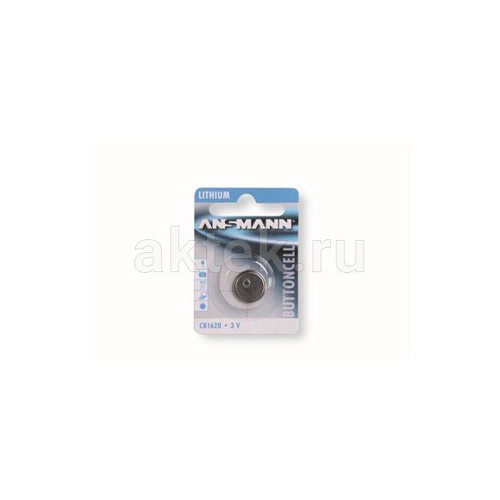 Батарейка таблетка ANSMANN CR1620 1шт. 3