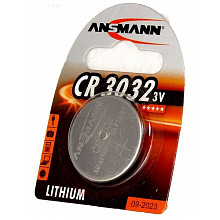 Батарейка таблетка ANSMANN CR3032 1шт. 2