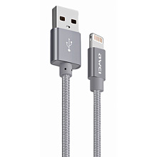 Кабель Lightning USB AWEI CL-988 30cm серебро