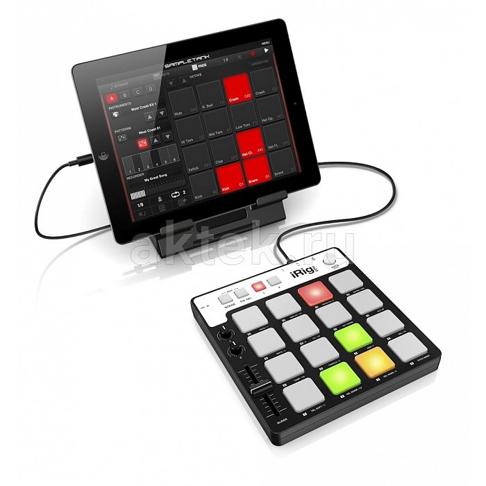 MIDI контроллер IK MULTIMEDIA iRig Pads MIDI 4