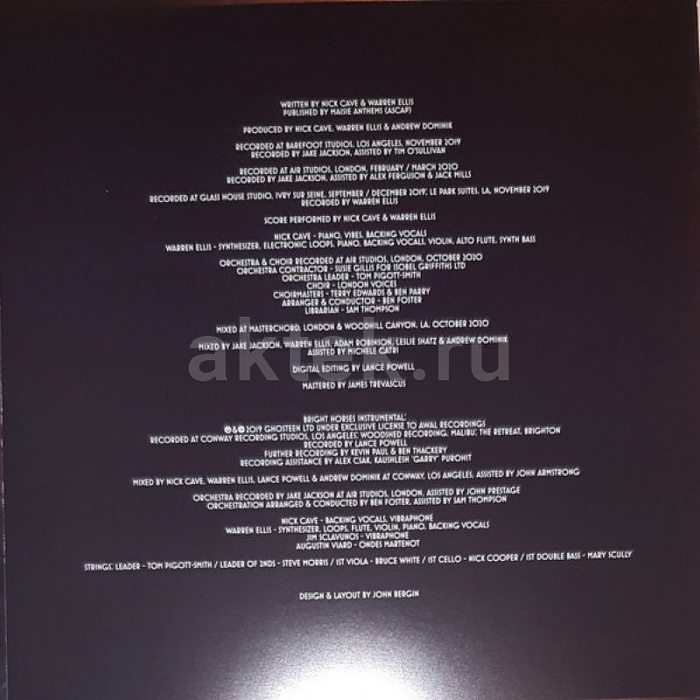 Виниловая пластинка NICK CAVE & WARREN ELLIS - BLONDE 180 GRAM PINK VINYL 12" 4