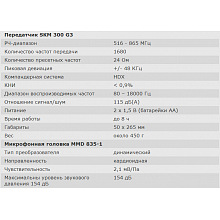 Ручной передатчик Sennheiser SKM 300-835 G3-B-X 2