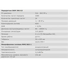 Ручной передатчик Sennheiser SKM 300-865 G3 2