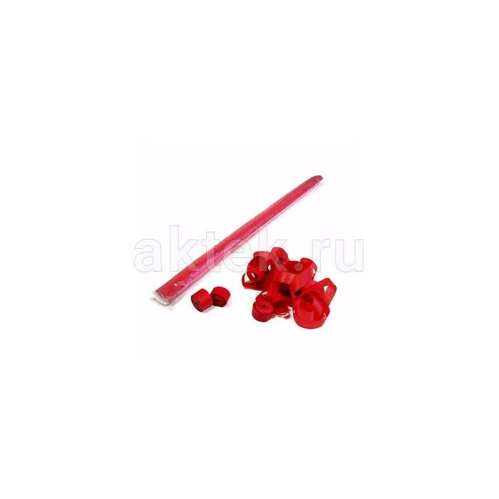 Серпантин бумажный 2см*5м красный