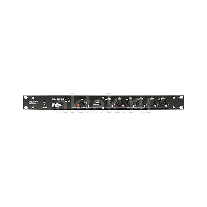 ИМЛАЙТ SPLITTER 1-6 RDM-5pin DMX-сплиттер, 6 выходов
