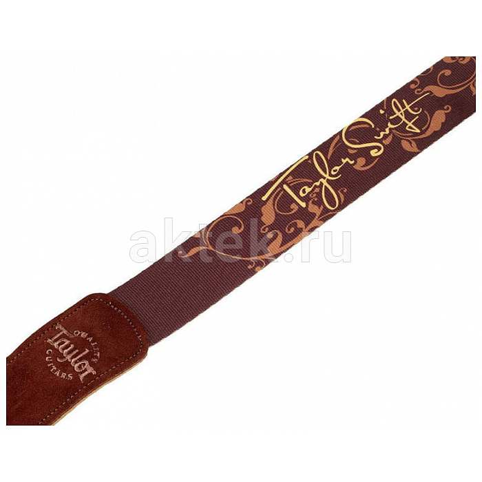Ремень для гитары TAYLOR 66000 Swift Signature Guitar Strap, Brown 3