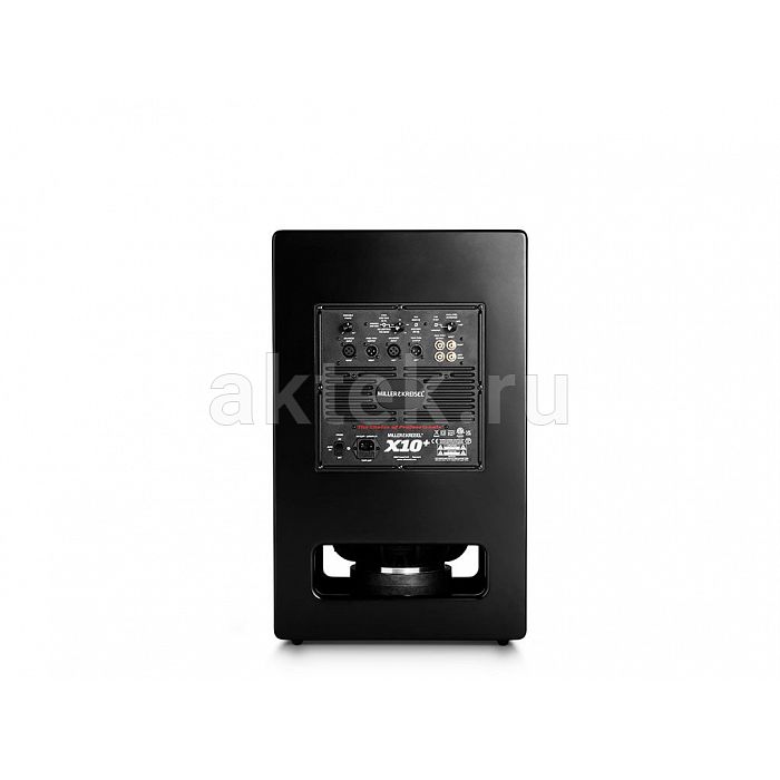 M&K Sound X10+ Black Satin/Black Cloth активный сабвуфер 2×10″ 600/1200Вт 4