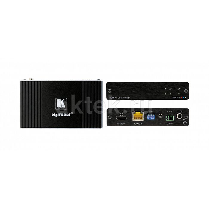 Kramer TP-874XR приёмник 4K60 4:4:4 DGKat2.0 с PoC
