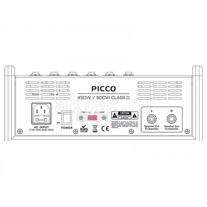 Компактный акустический комплект Solton acoustic Picco W 5