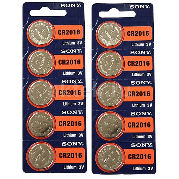 Батарейка таблетка SONY CR2016 3