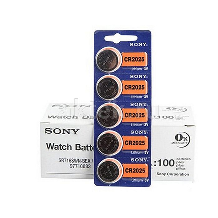 Батарейка таблетка SONY CR2025 2