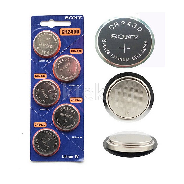 Батарейка таблетка SONY CR2430 2