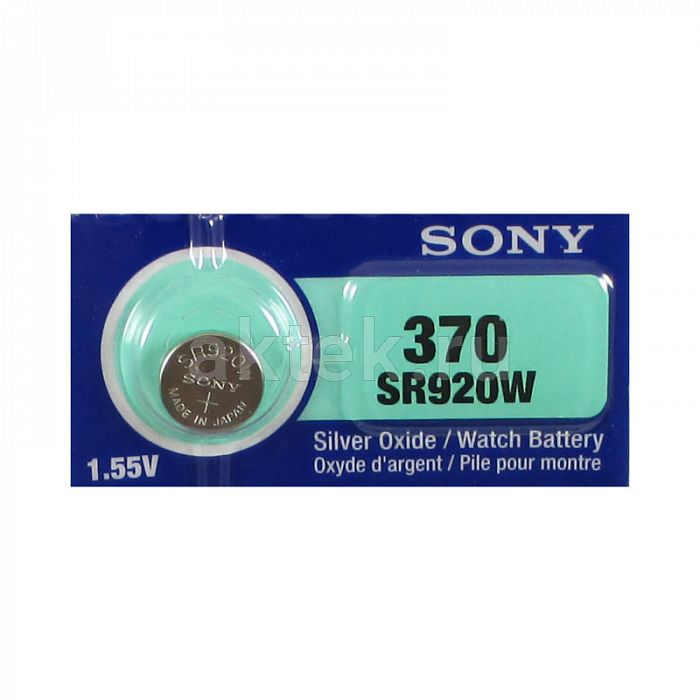 Часовая батарейка SONY SR920W 370 2