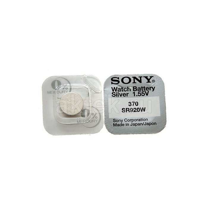 Часовая батарейка SONY SR920W 370 3