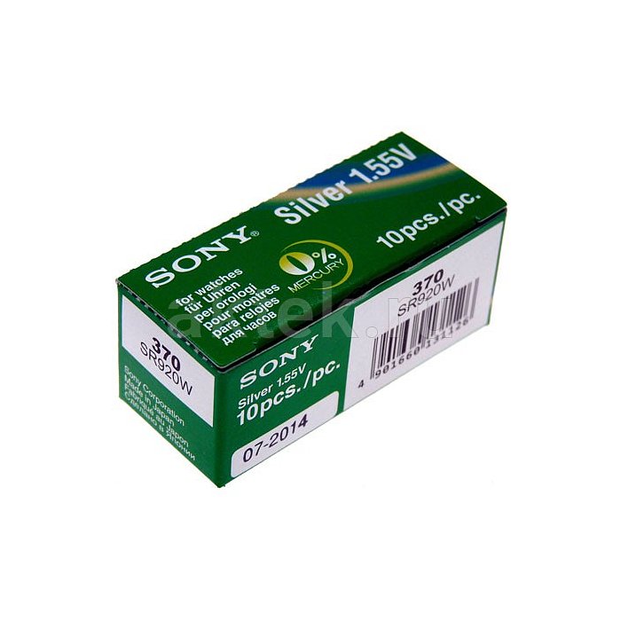 Часовая батарейка SONY SR920W 370 4