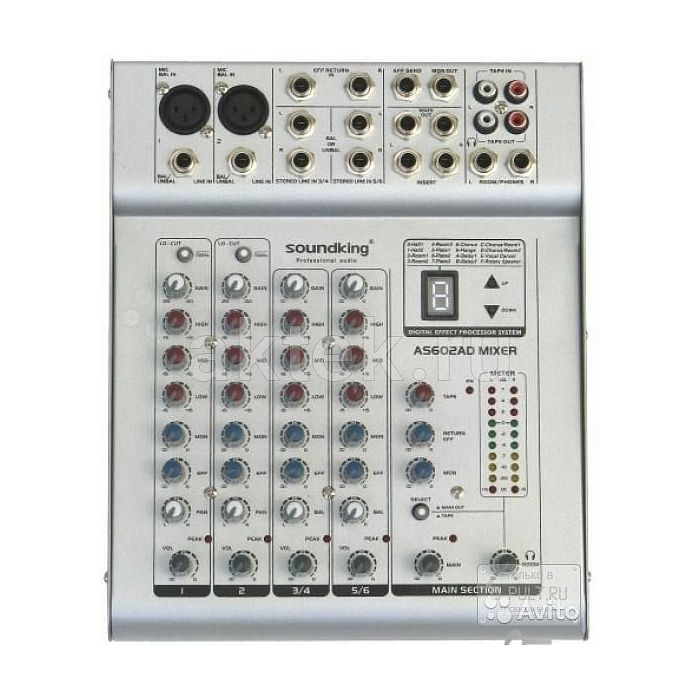 Компактный микшерный пульт SOUNDKING AS602AD 2