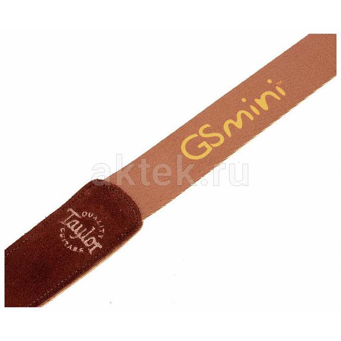 Ремень для гитары TAYLOR 66500 GS mini Guitar Strap, Brown Suede/Brown 4