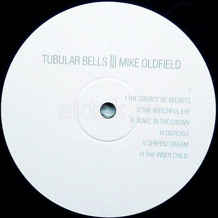 Виниловая пластинка MIKE OLDFIELD - TUBULAR BELLS III 180 GRAM BLACK VINYL 12" 3