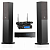 Караоке система с микрофонами и акустикой AST MINI+AST-926M+Audio Pro A38