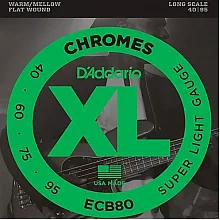 D'Addario ECB80 струны для бас-гитары, 40-95