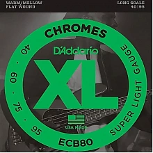D'Addario ECB80 струны для бас-гитары, 40-95