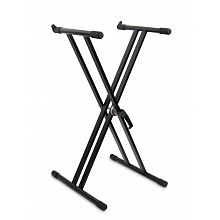 AuraSonics KSD1 клавишная стойка X-образная, усиленная, высота 30-95см